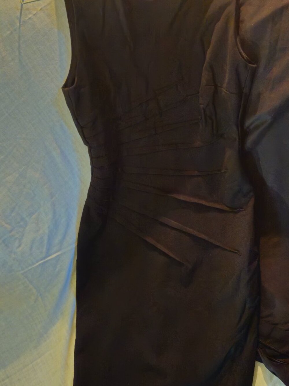 Le Chateau Black Ruched Cocktail Dress Little Black Dress